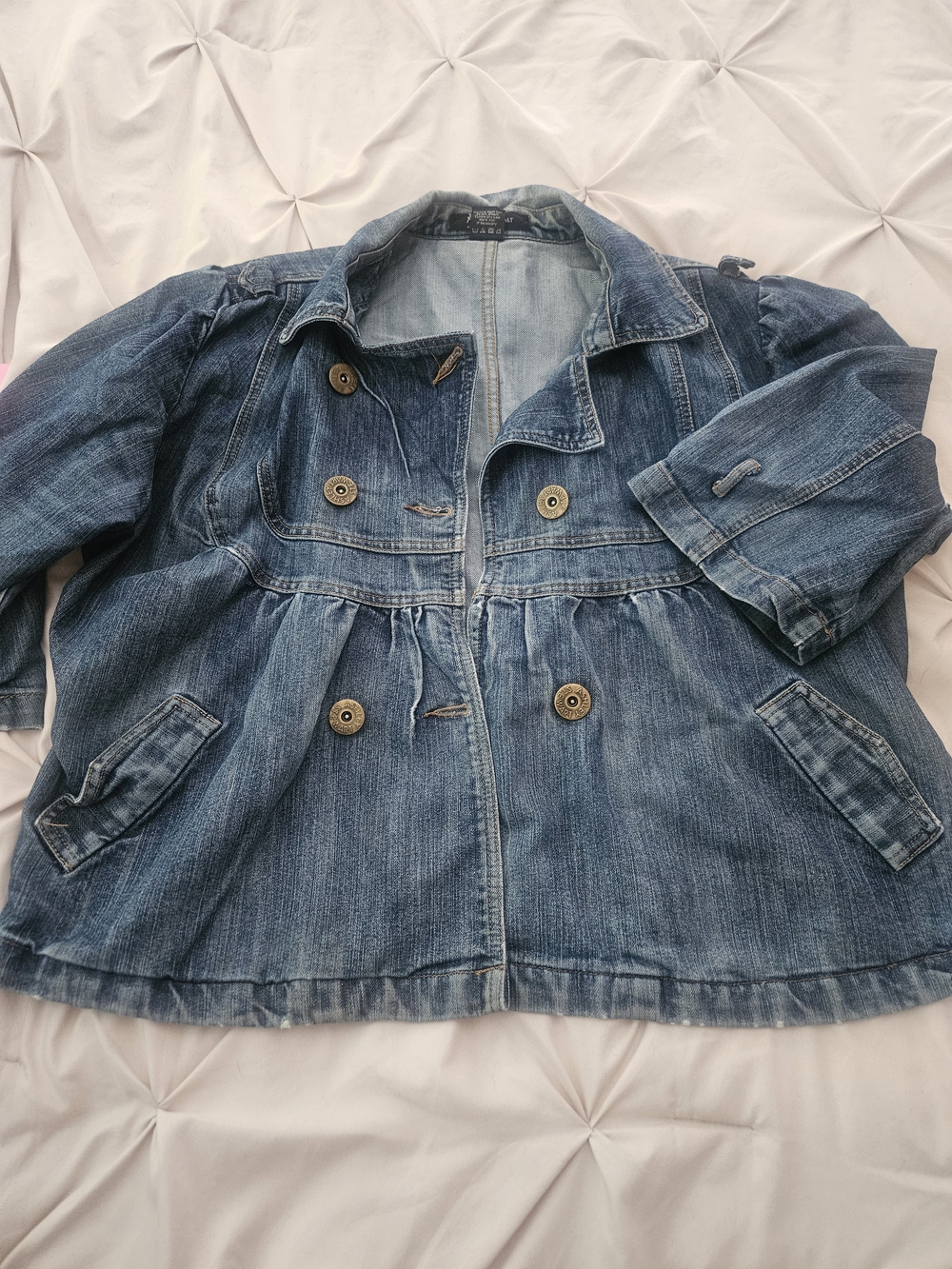 Ashley Stewart Blue Denim Jean Jacket